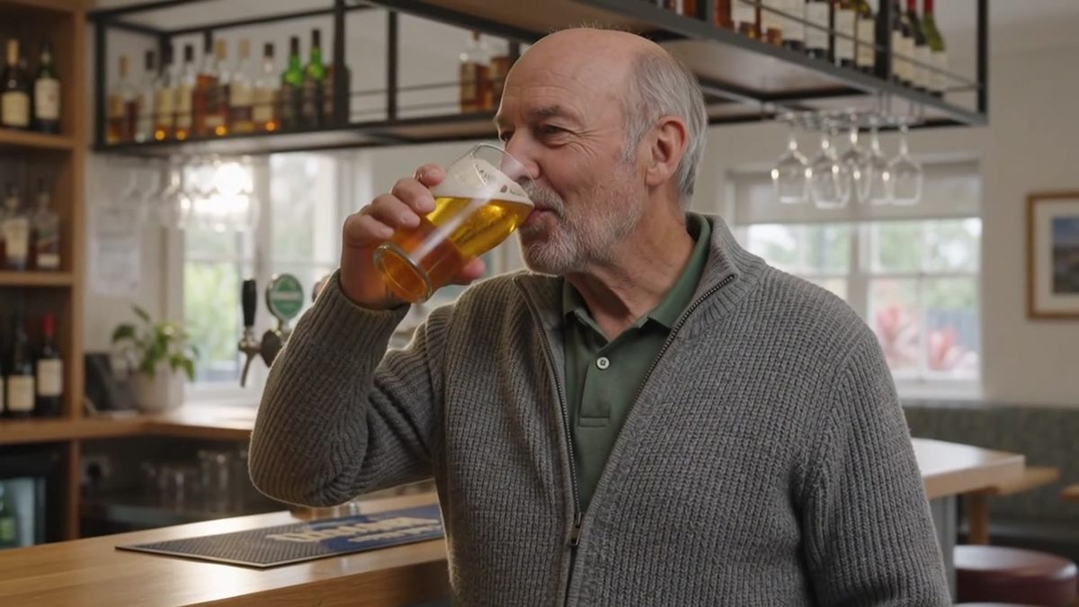 A drink at the bar